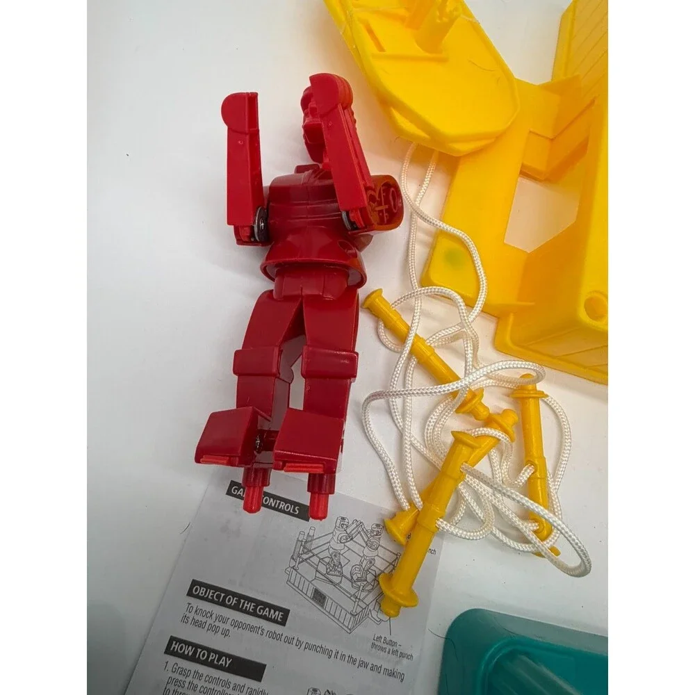 Mattel Rock Em Sock Em Robots Game Boxed Complete 2024 GLP32 Red Rocker vs Blue
